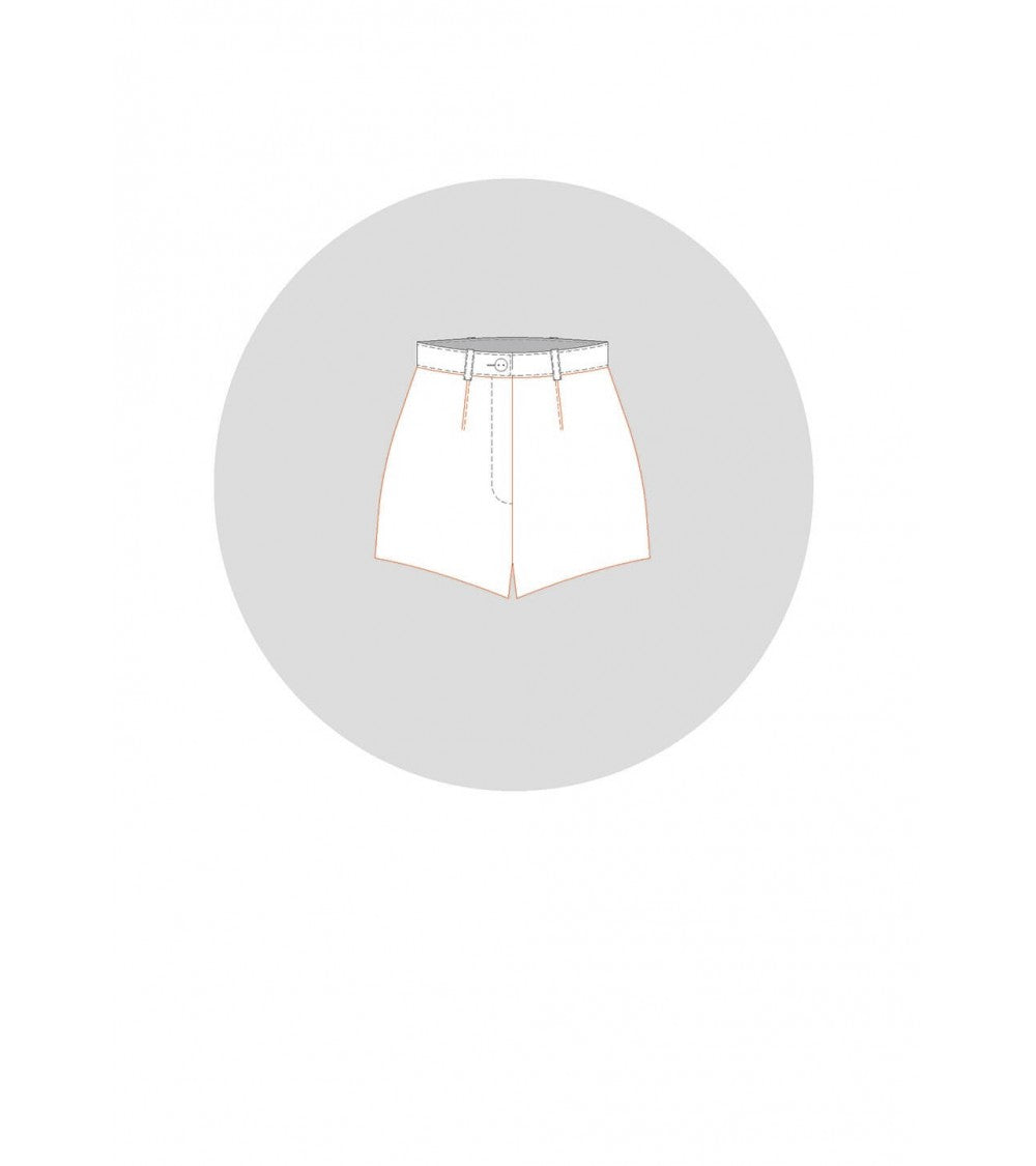 Short à partir du pantalon classique de base à pinces