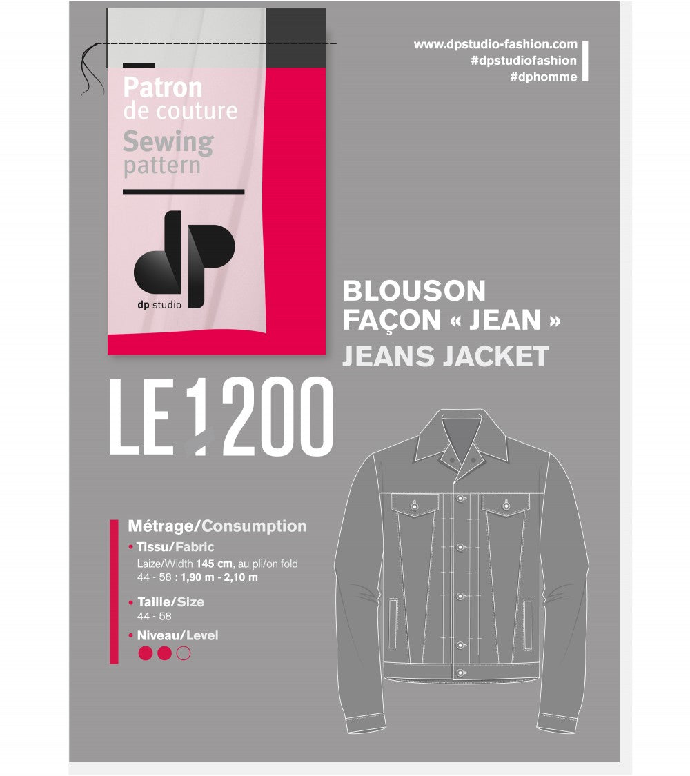 Le 1200 Blouson façon « jean »