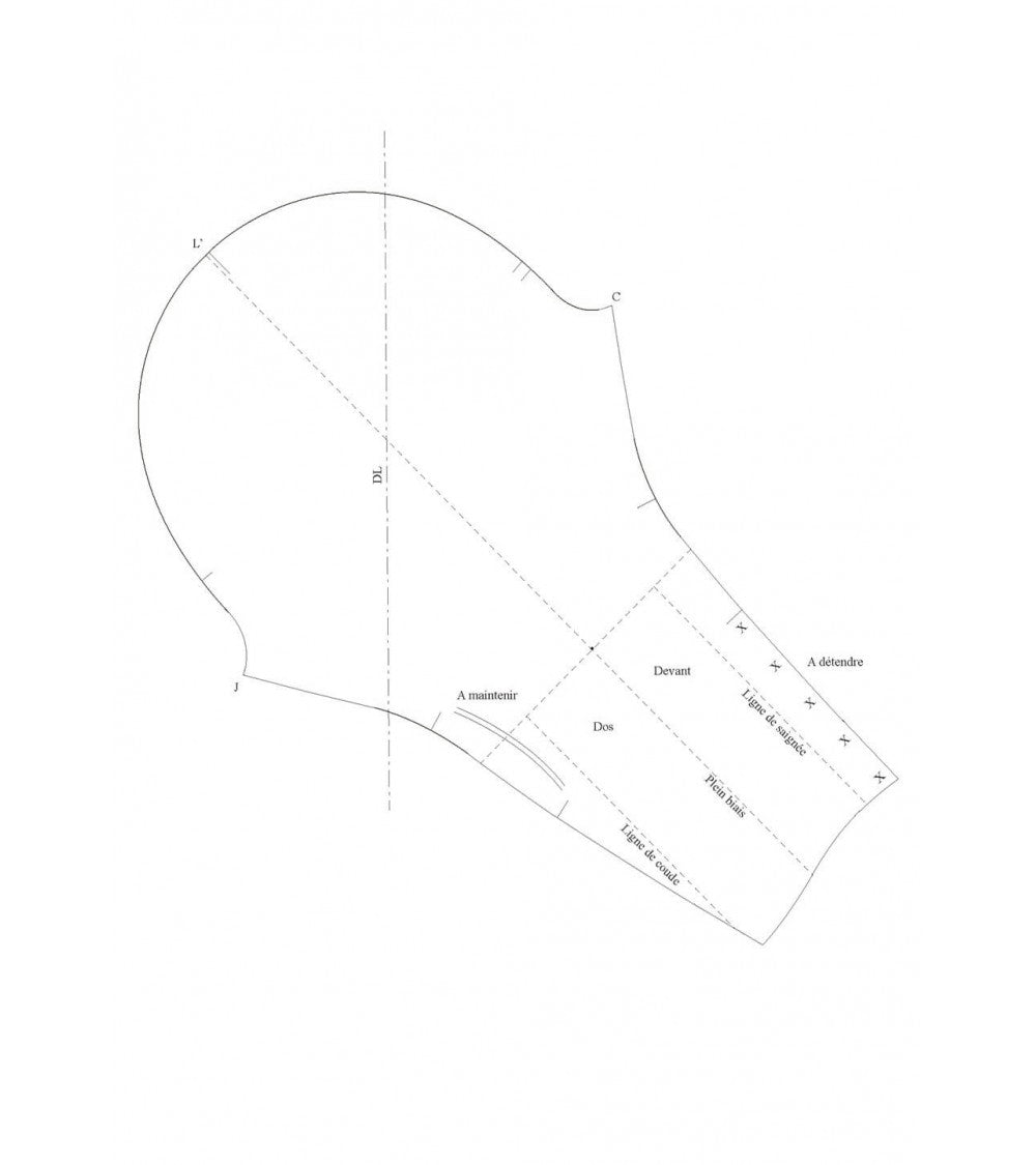 Manche basse (blouson)