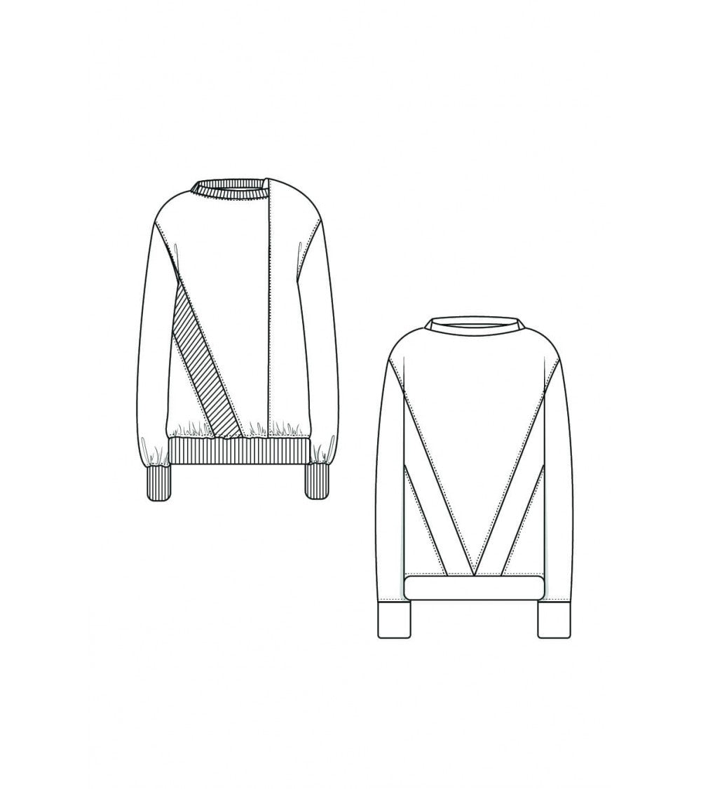 le 506a et b -Sweat asymétrique
