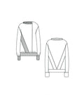 le 506a et b -Sweat asymétrique