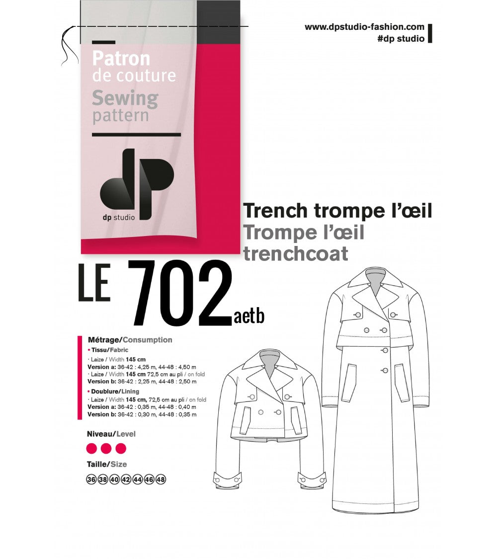 le 702a et b - Trench trompe l’œil