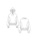Le 001a et b - Sweat à capuche