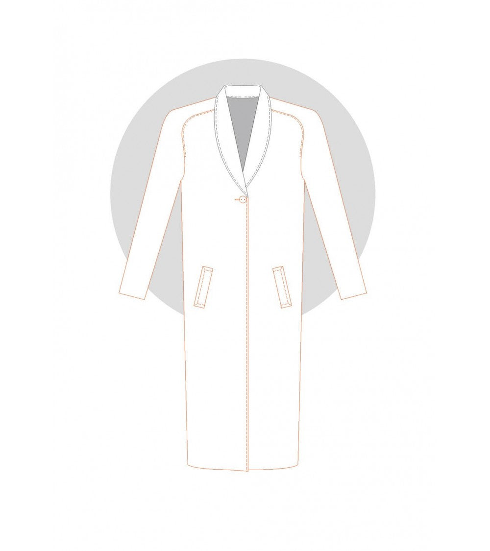 Manteau manche marteau