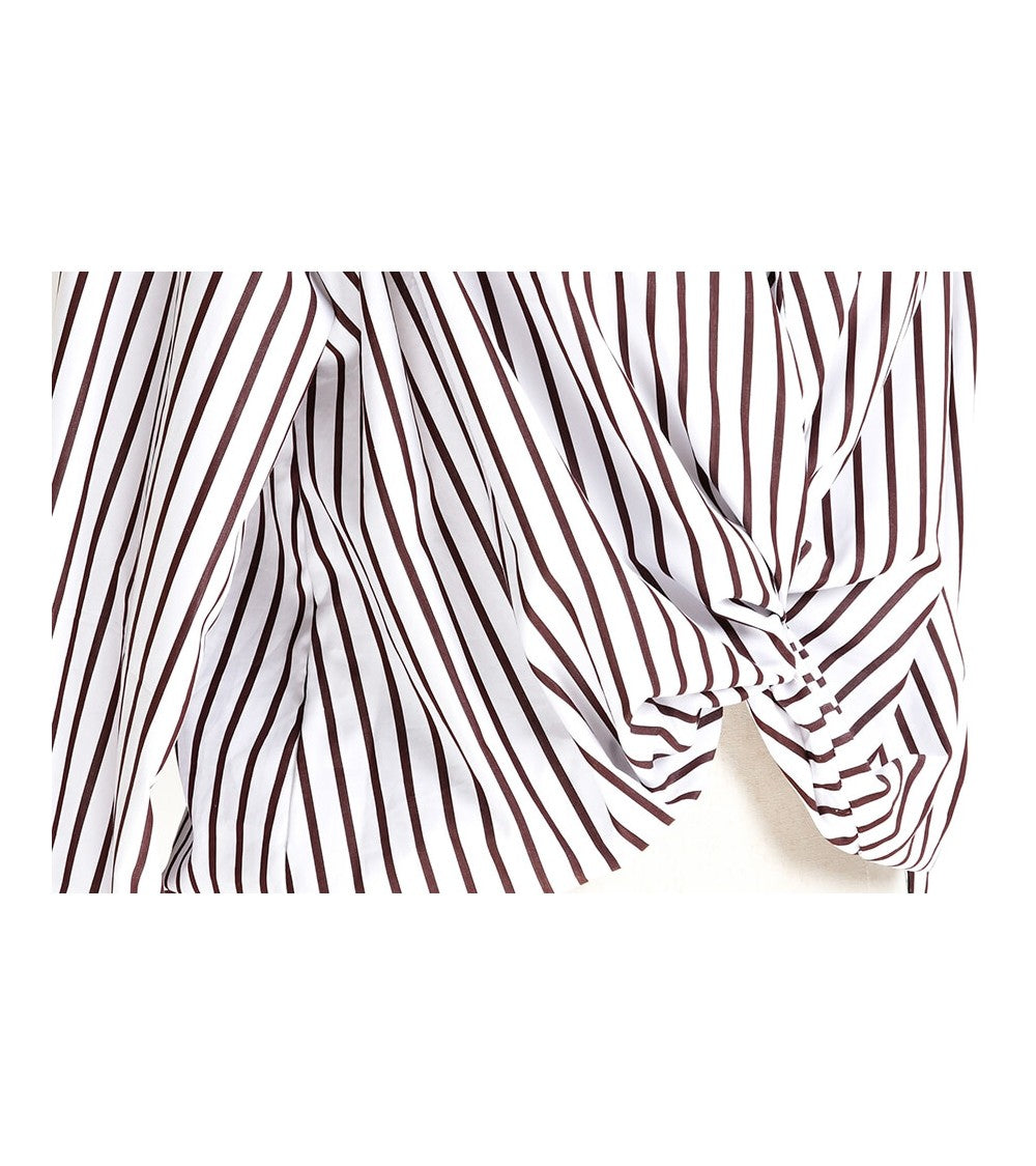 Blouse nouée avec ou sans manche