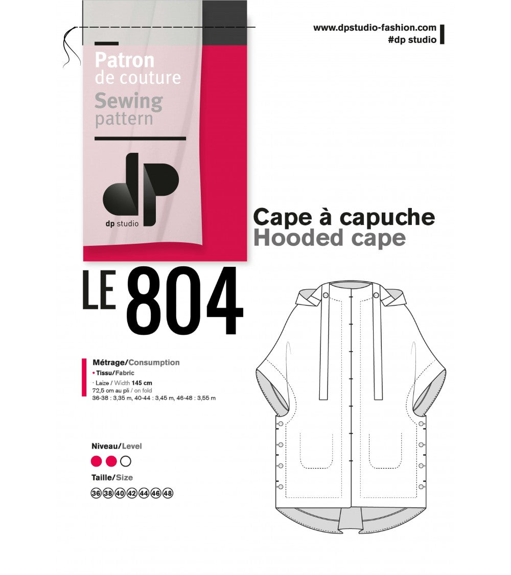 le 804 Cape à capuche