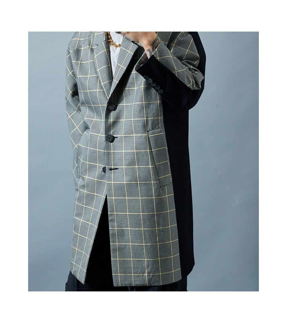 Le 1800 Manteau droit col tailleur
