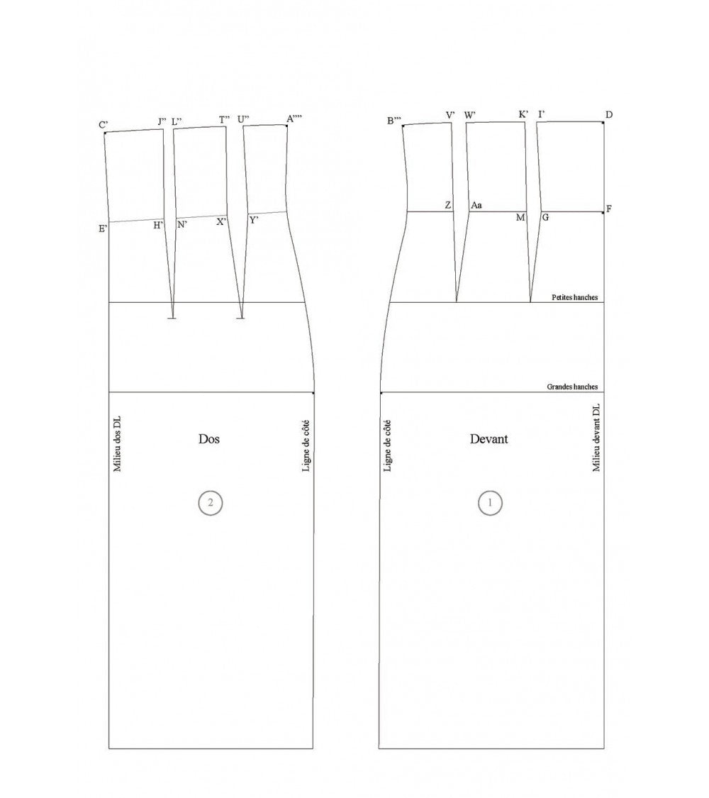 Jupe de base taille haute