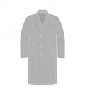 Le 1800 Manteau droit col tailleur