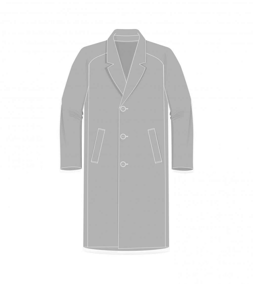 Le 1800 Manteau droit col tailleur