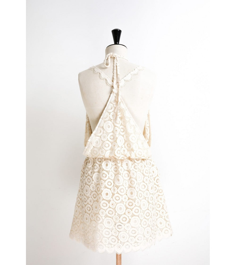 Robe à panneaux, coupée à la taille