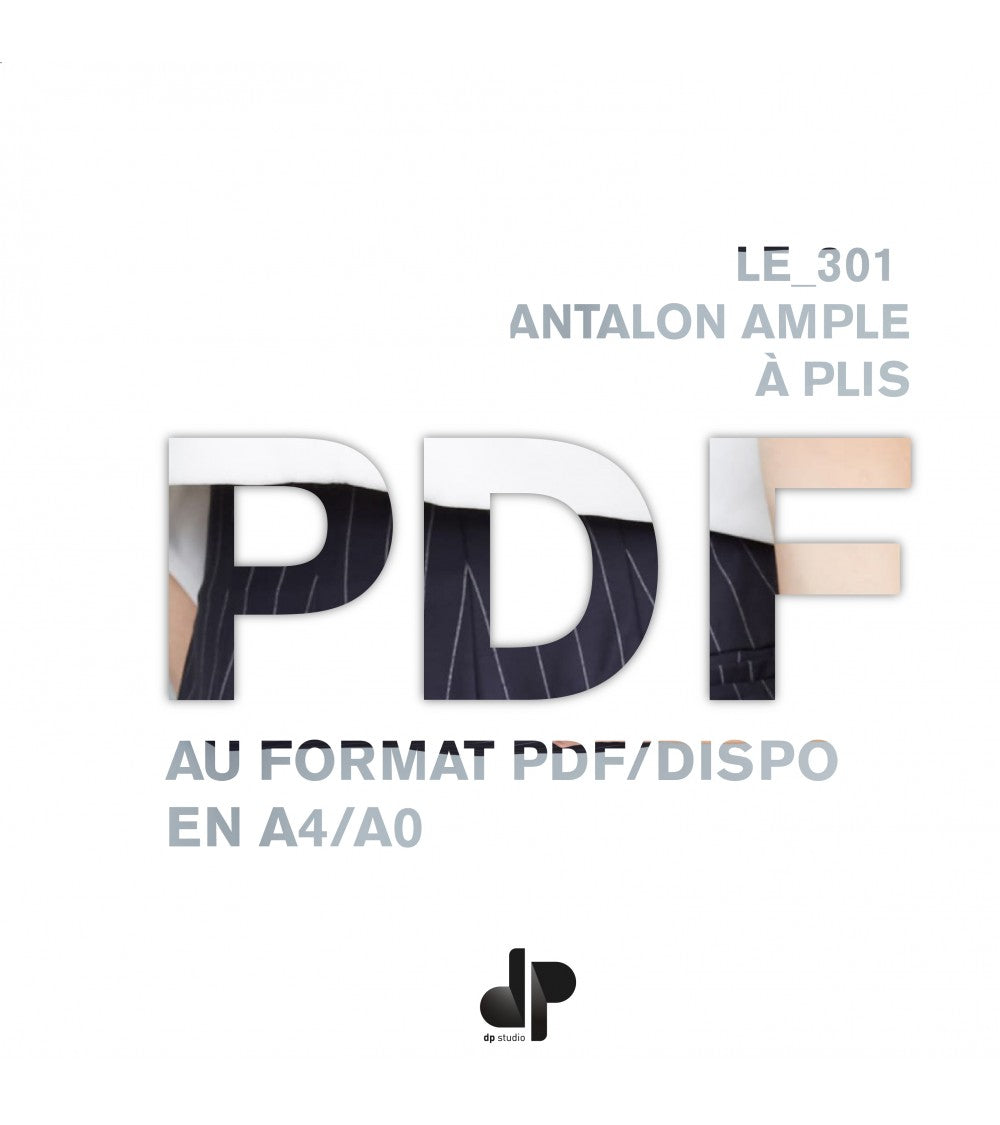 Le 301 Pantalon ample à plis PDF