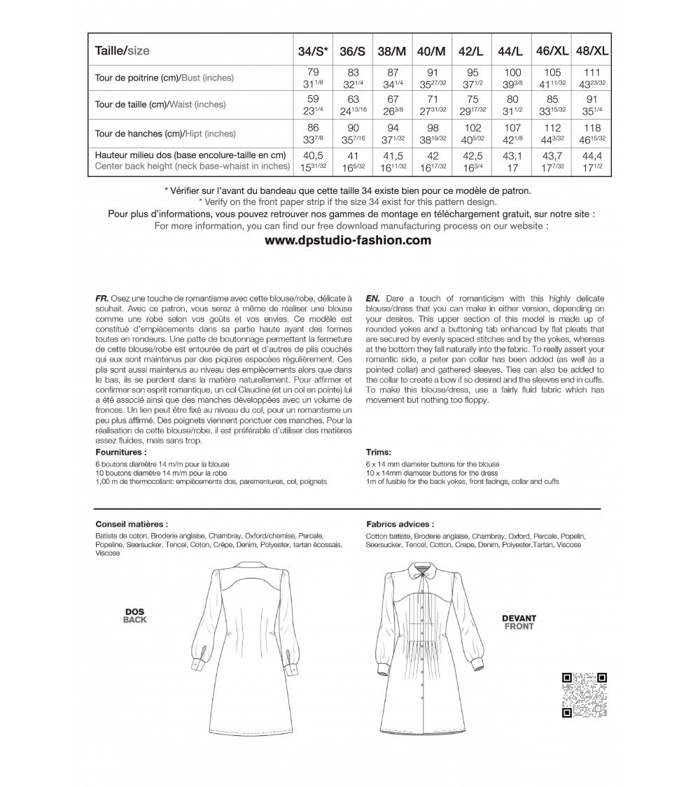 Le 102 Veste longue évasée à découpes princesses