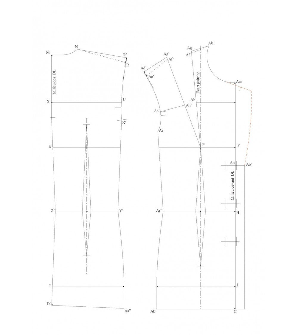 Veste tailleur de base avec un petit côté (3 morceaux)