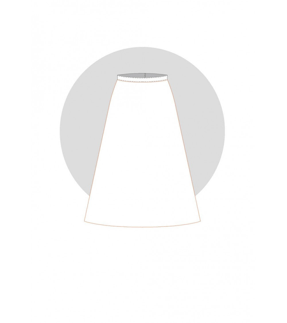 Jupe quart de cercle