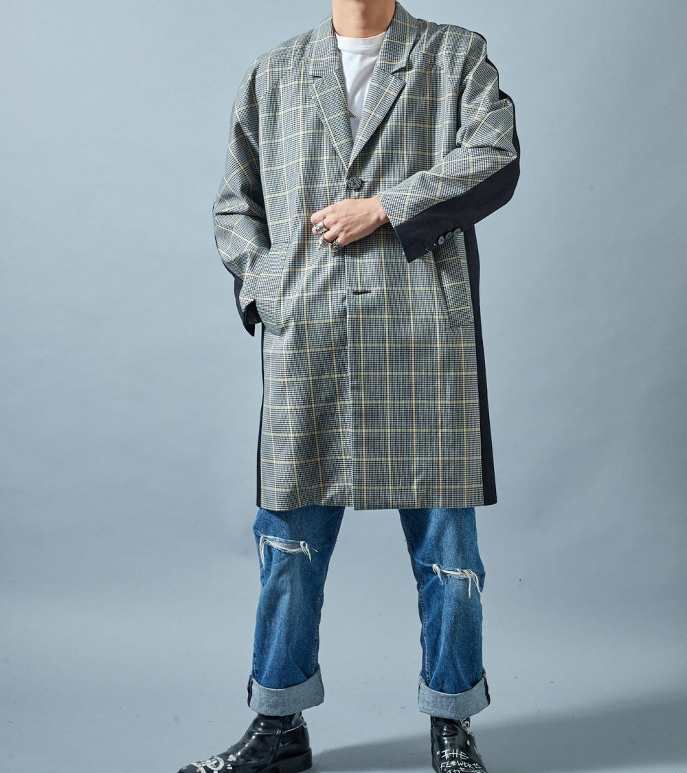 Le 1800 Manteau droit col tailleur