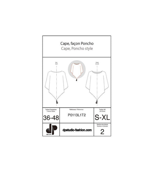 Cape, façon poncho