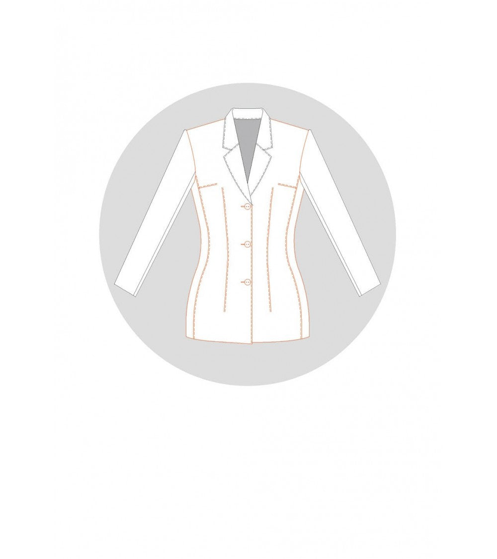 Veste tailleur de base (3 morceaux) avec pivot de la pince d’épaule