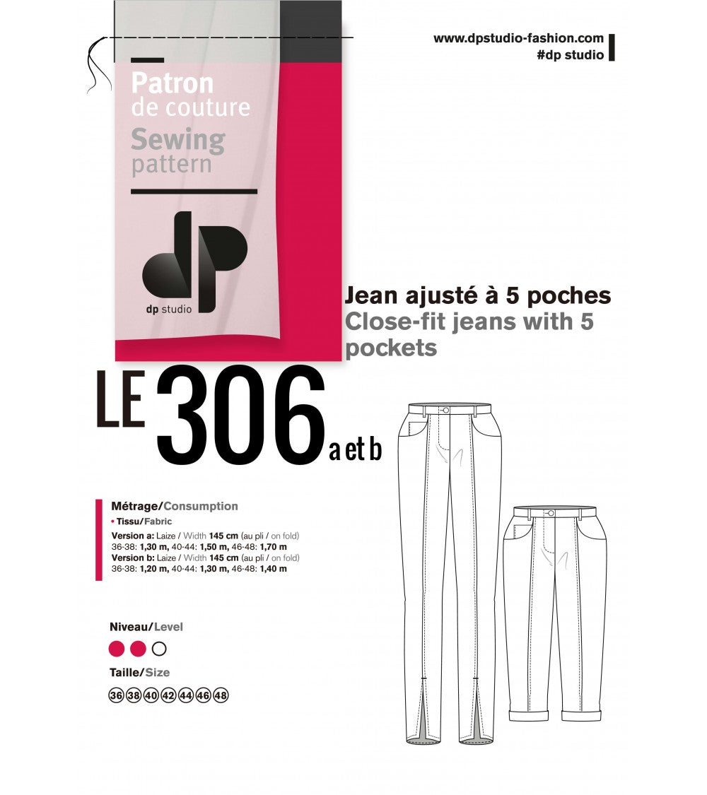Jean ajusté à 5 poches