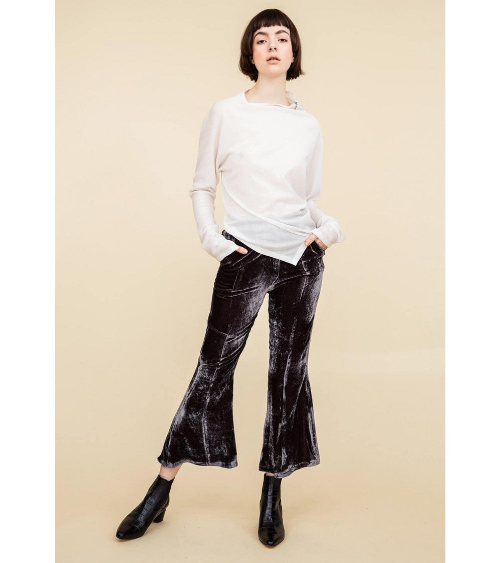Pantalon classique cigarette + flare