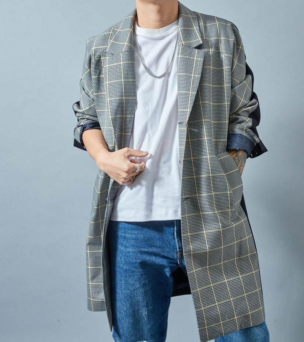 Le 1800 Manteau droit col tailleur