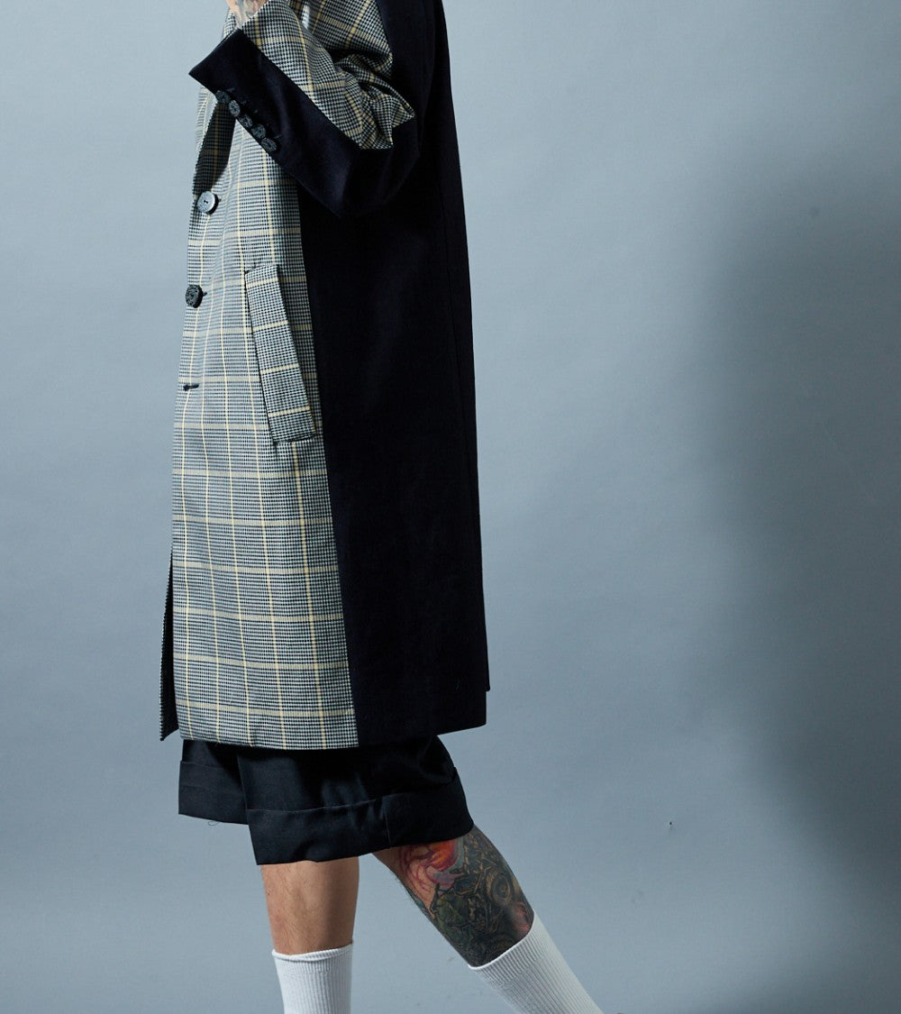 Le 1800 Manteau droit col tailleur