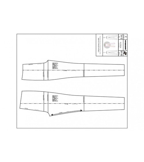 Caleçon de base, à la taille ( legging ou skinny )