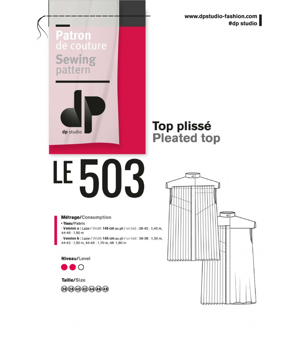 Top plissé