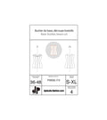 Bustier de base, découpe bretelle