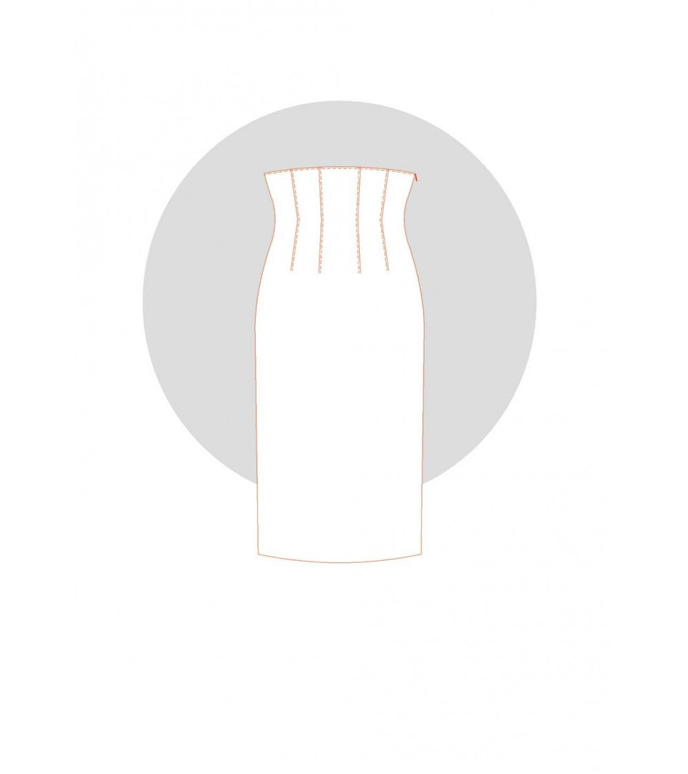 Jupe de base taille haute