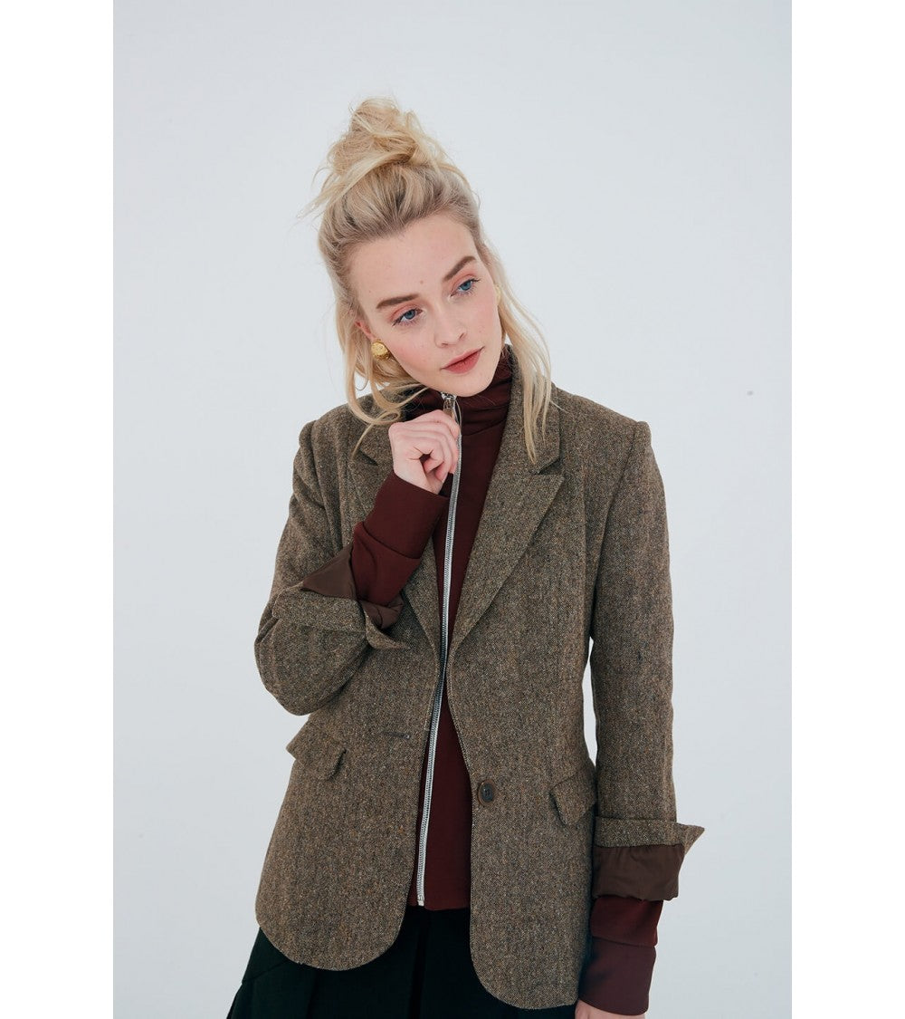 Le 100 - Veste tailleur, un bouton