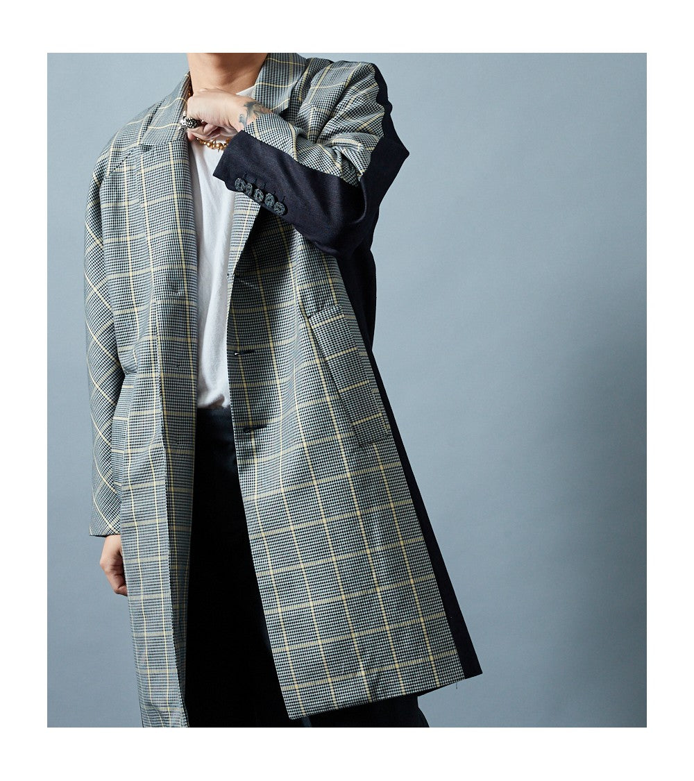 Le 1800 Manteau droit col tailleur