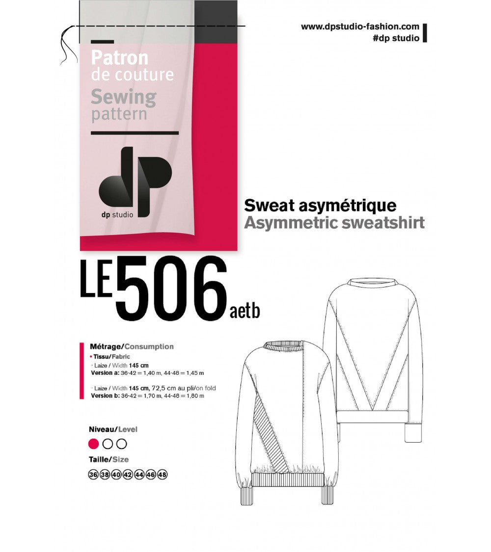 le 506a et b -Sweat asymétrique