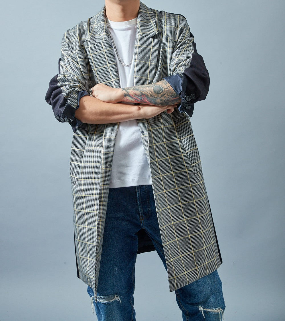 Le 1800 Manteau droit col tailleur