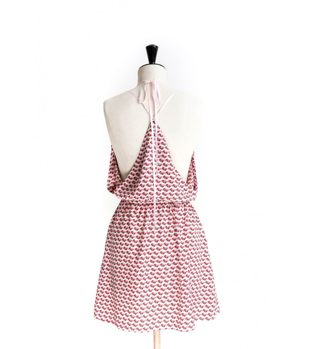 Robe à panneaux, coupée à la taille