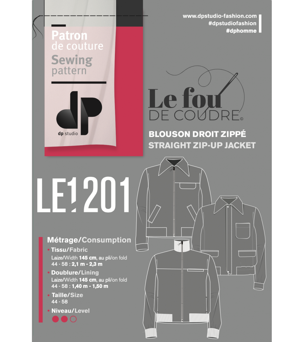 Le 1201 Blouson droit