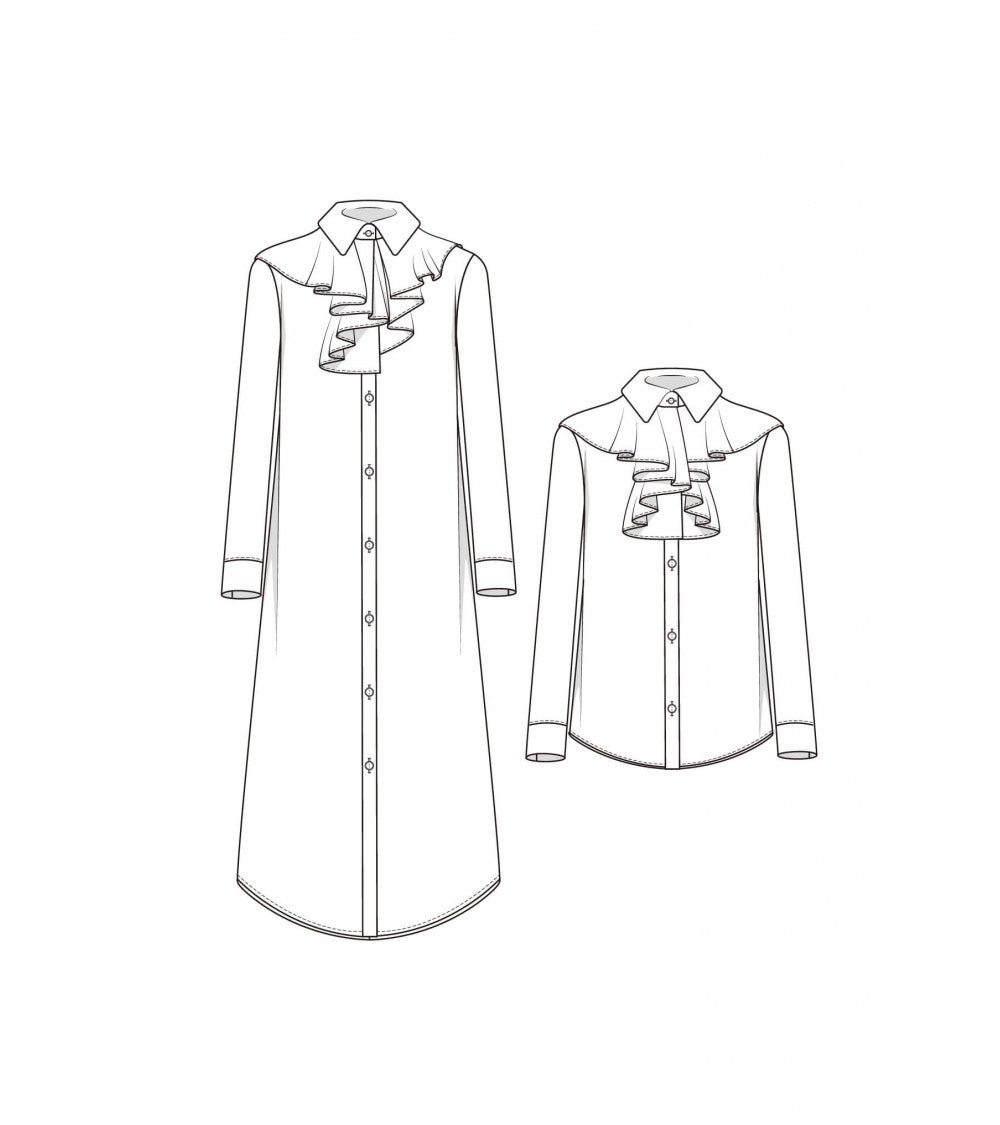le 915a et b - Chemise-robe