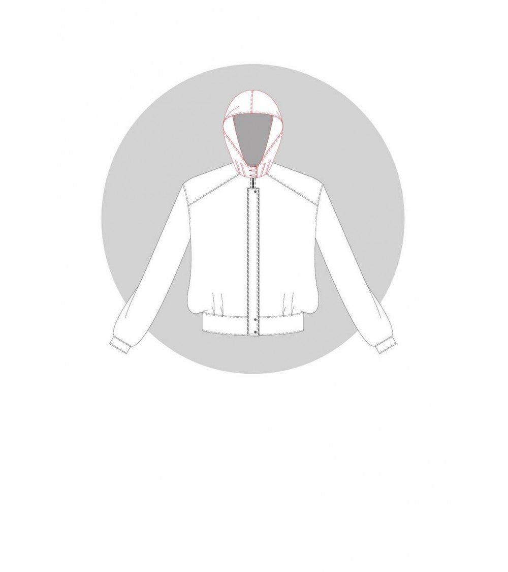 Capuche à fond rapporté