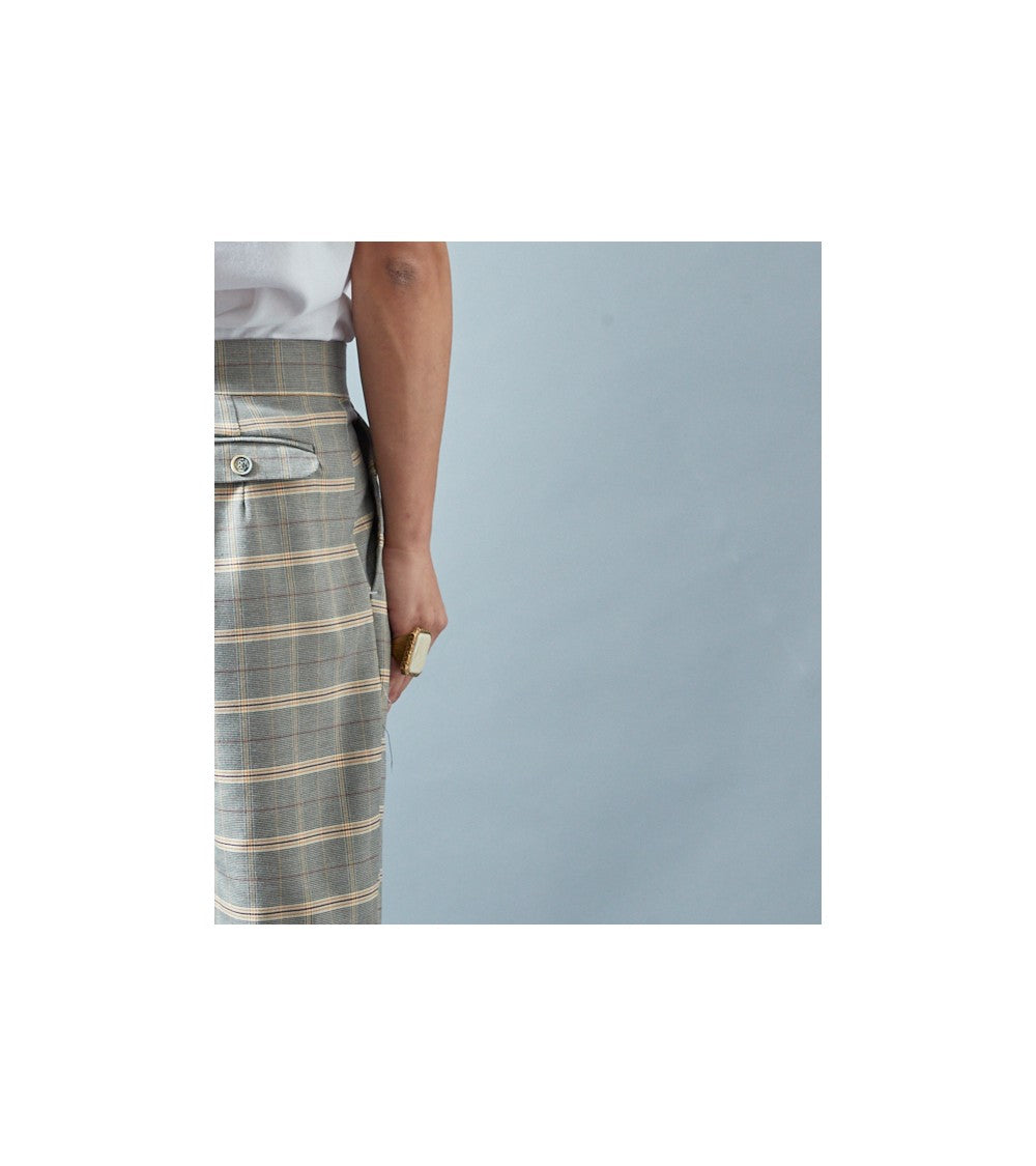 Le 1300 Pantalon ample à plis couchés