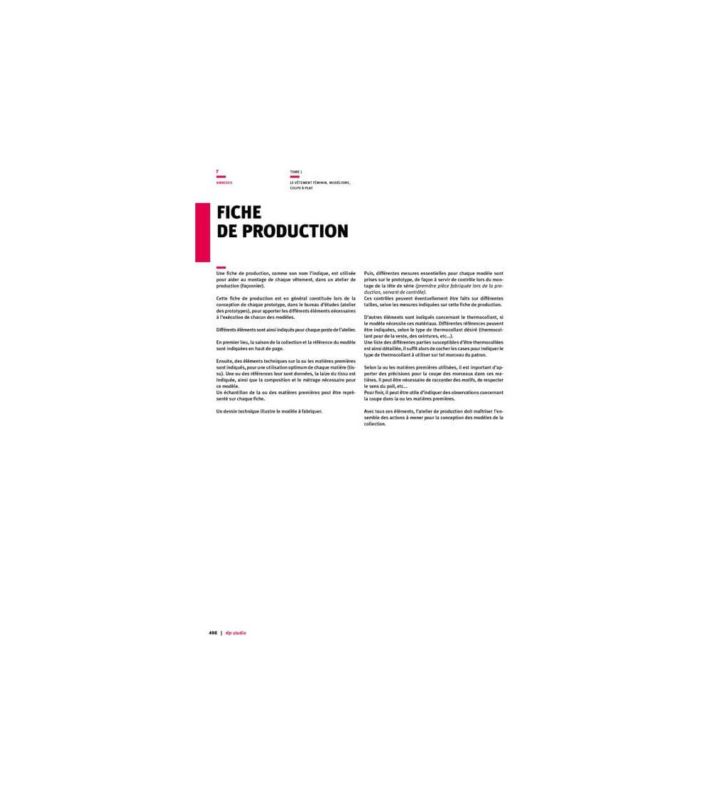 Fiche de production