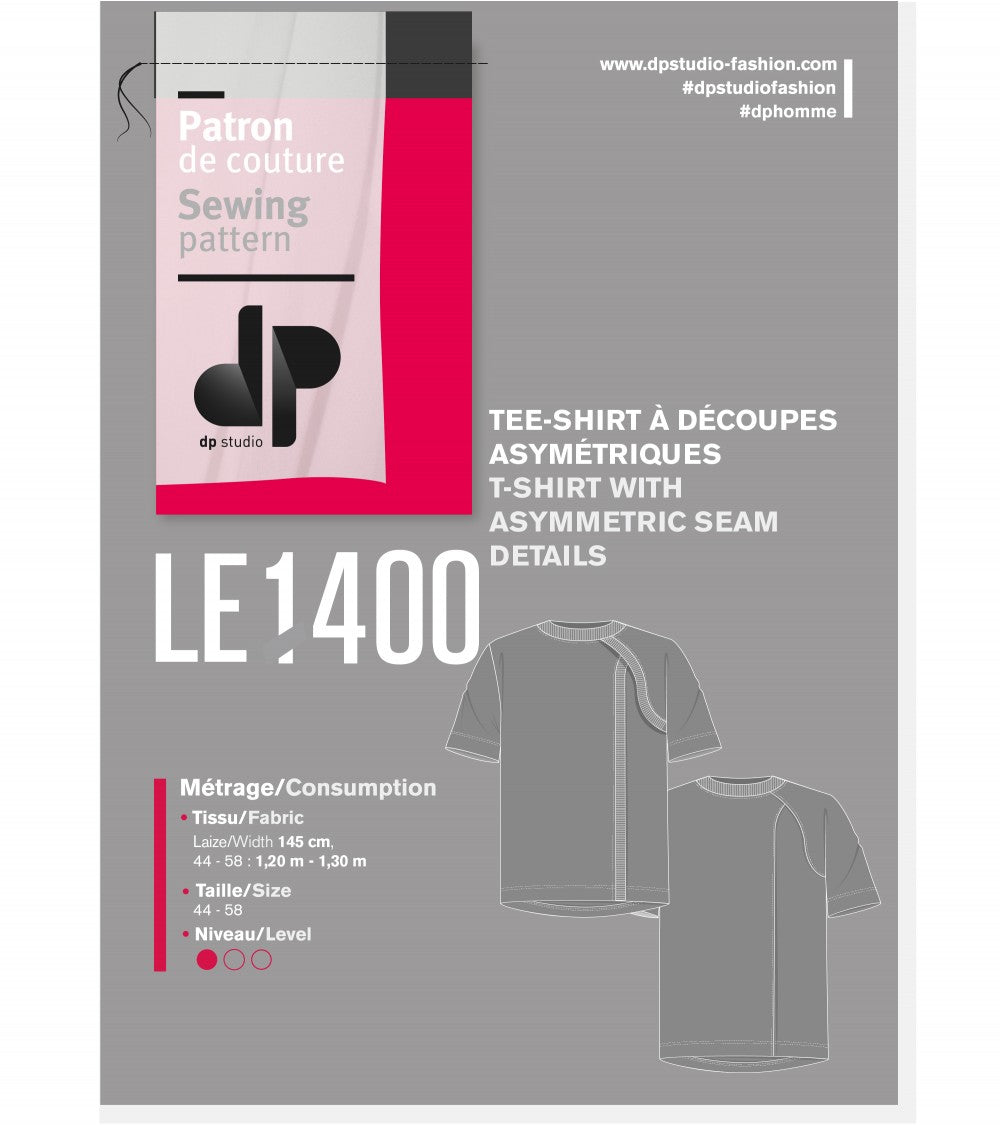 Le 1400 Tee-shirt à découpes asymétriques