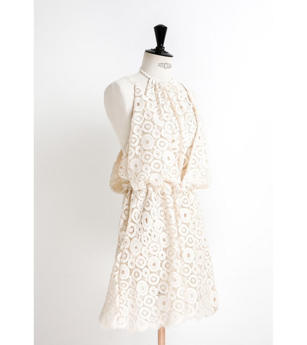 Robe à panneaux, coupée à la taille