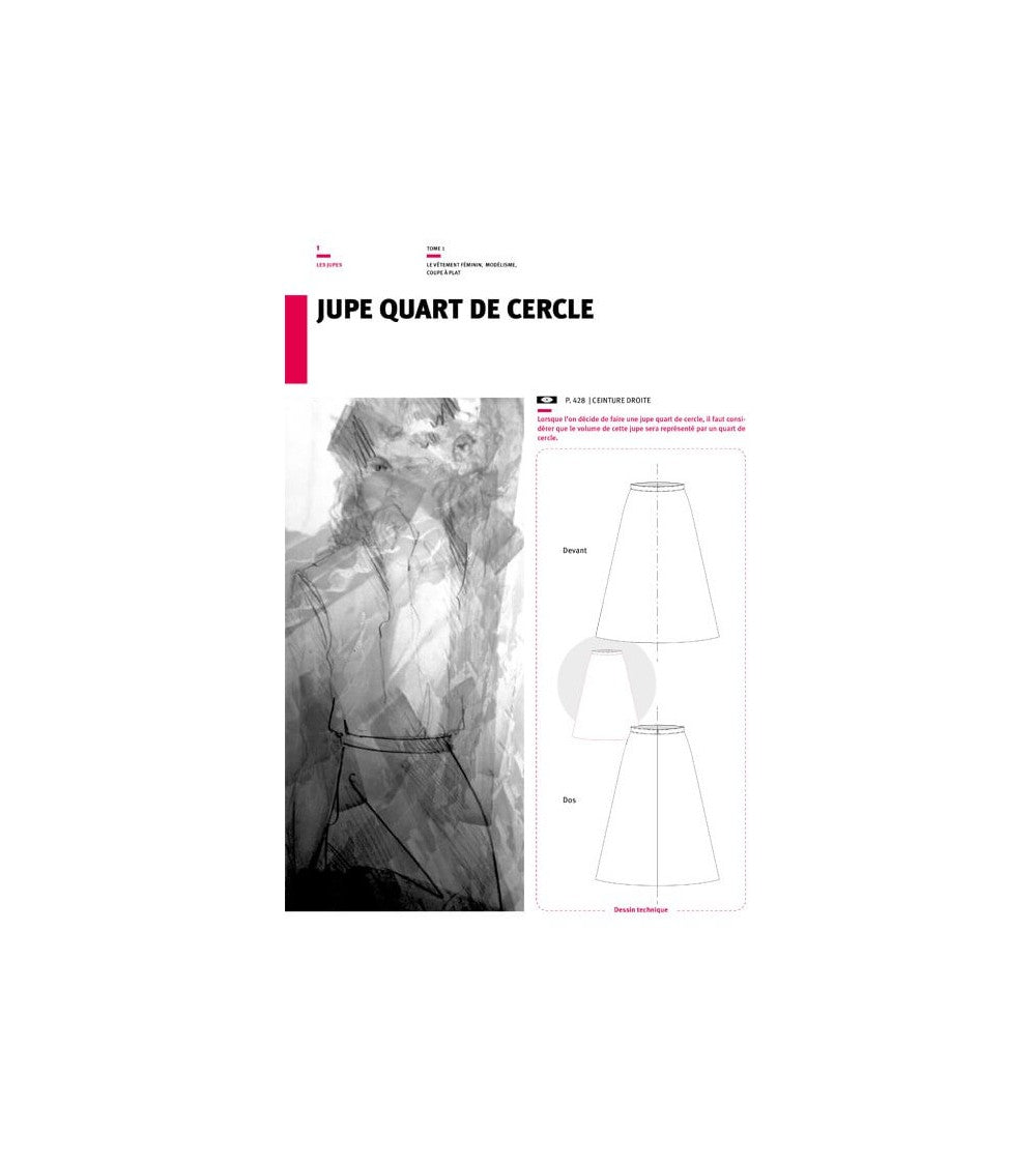Jupe quart de cercle