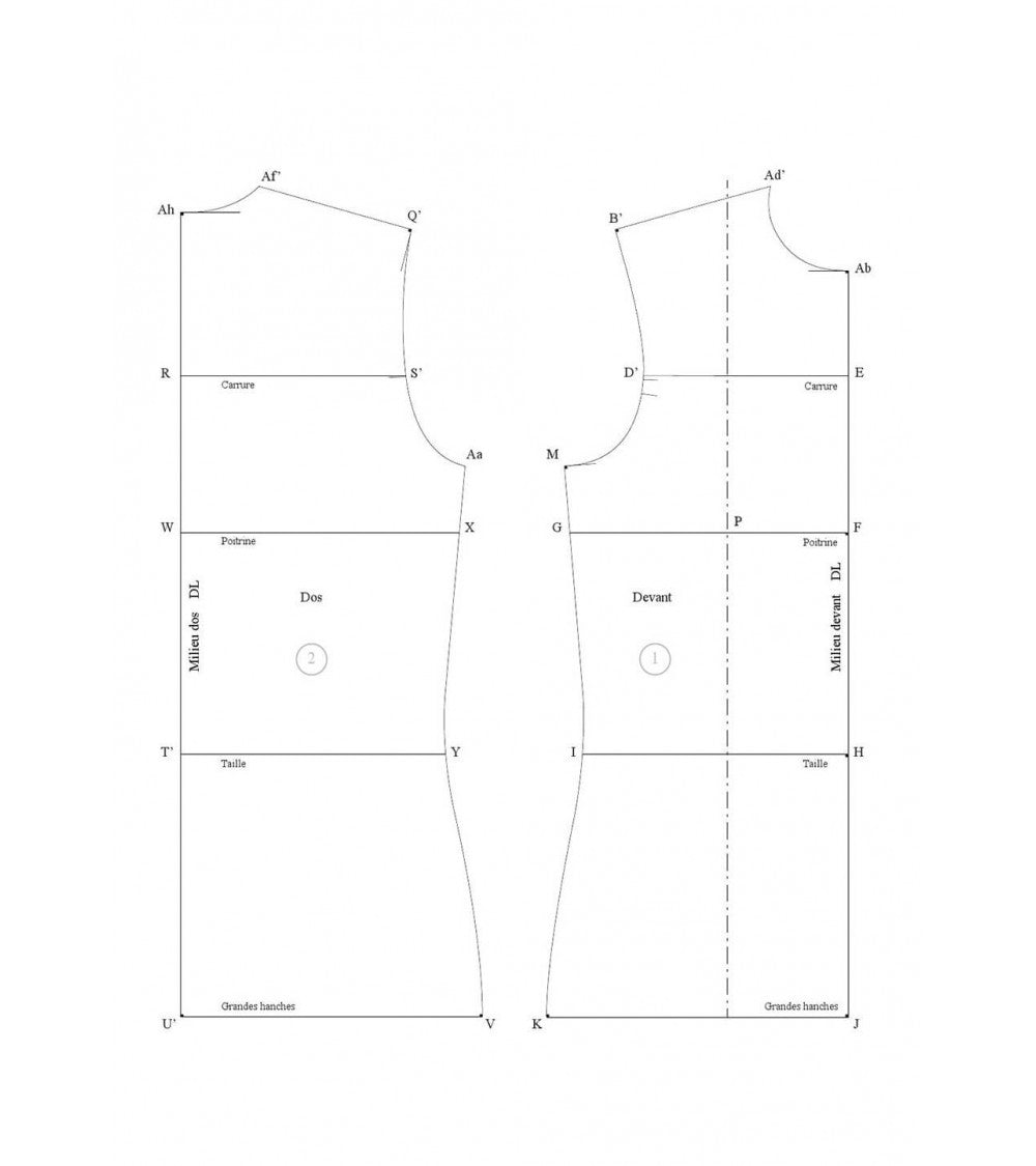 Base maille ou vêtement ample équilibré