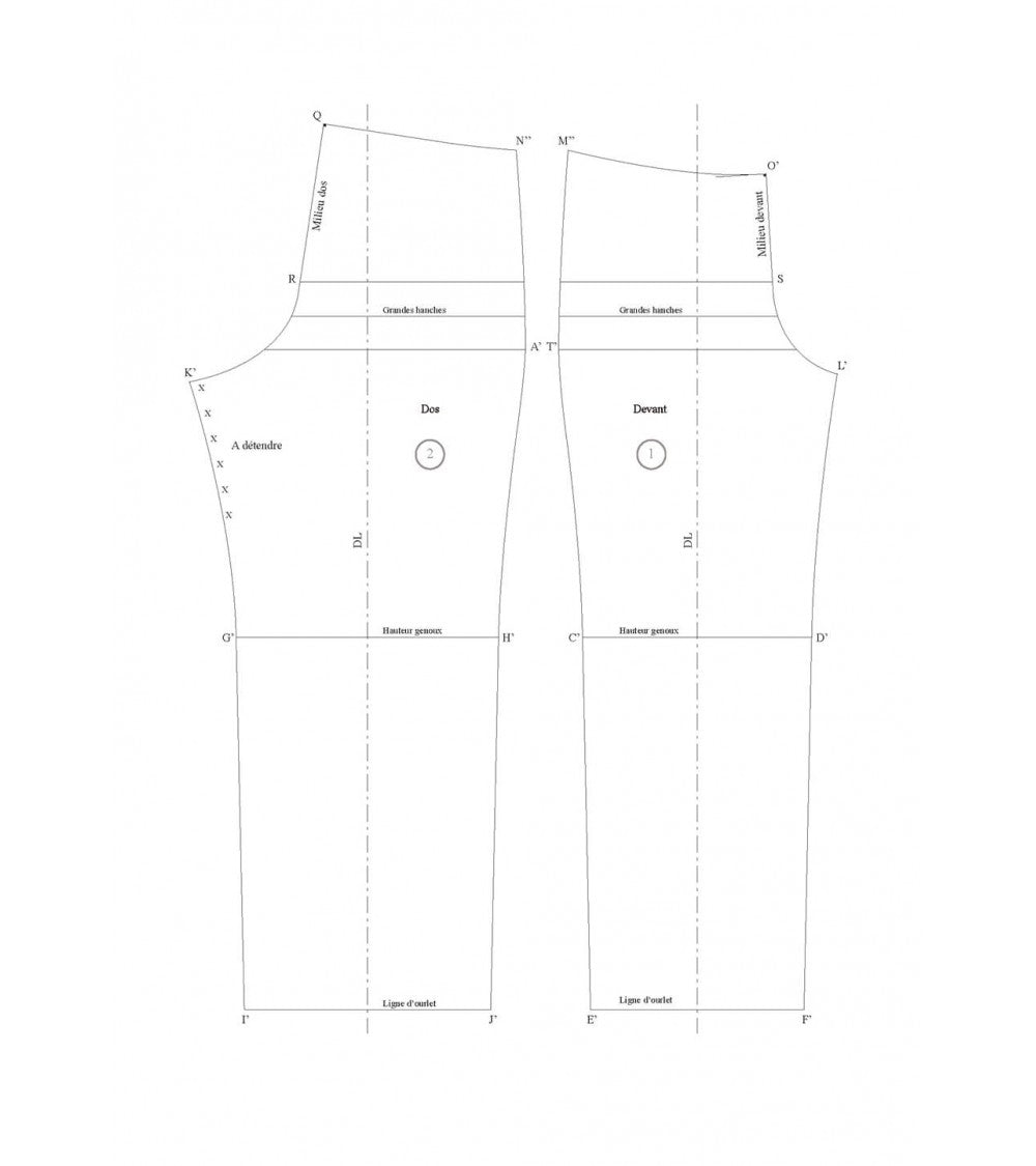 Pantalon jogging de base à partir du pantalon classique à pinces
