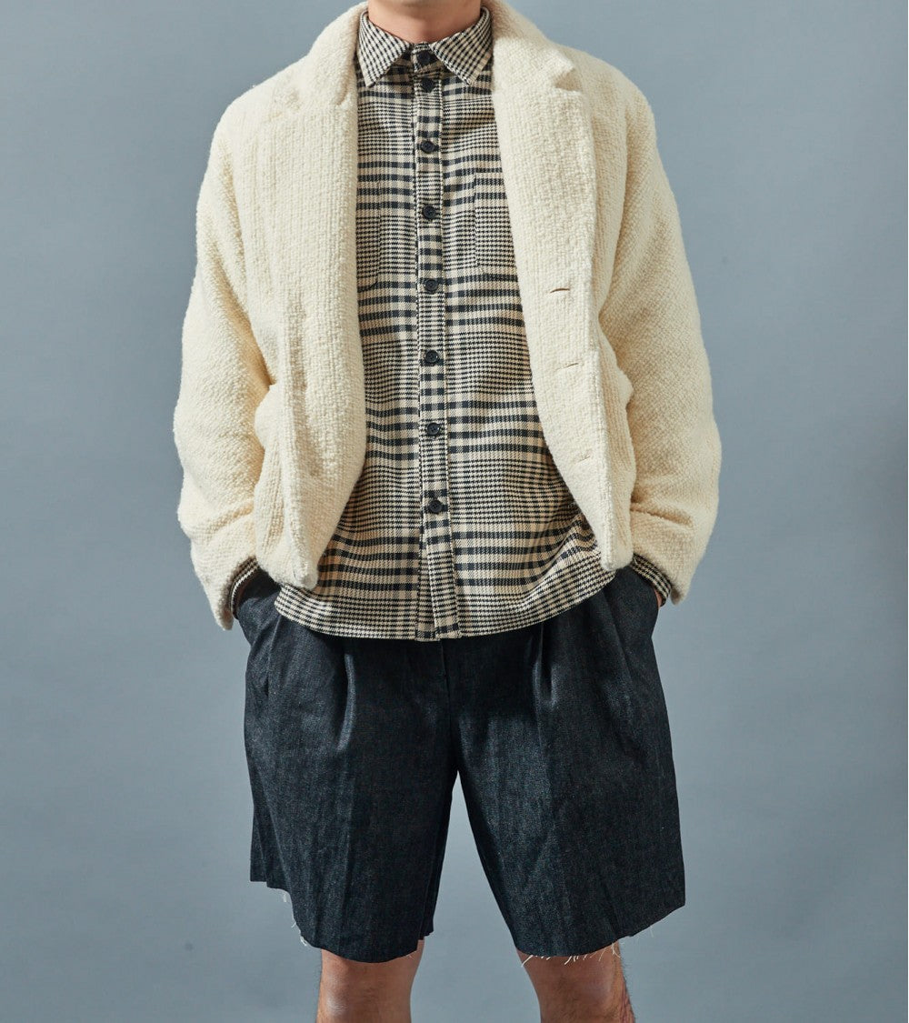 Le 1800 Manteau droit col tailleur