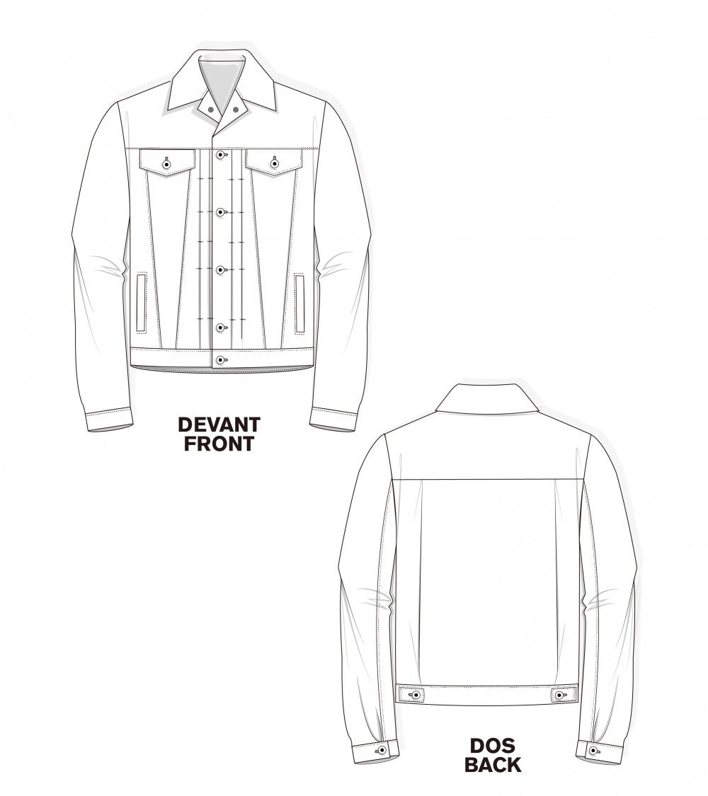 Le 1200 Blouson façon « jean »