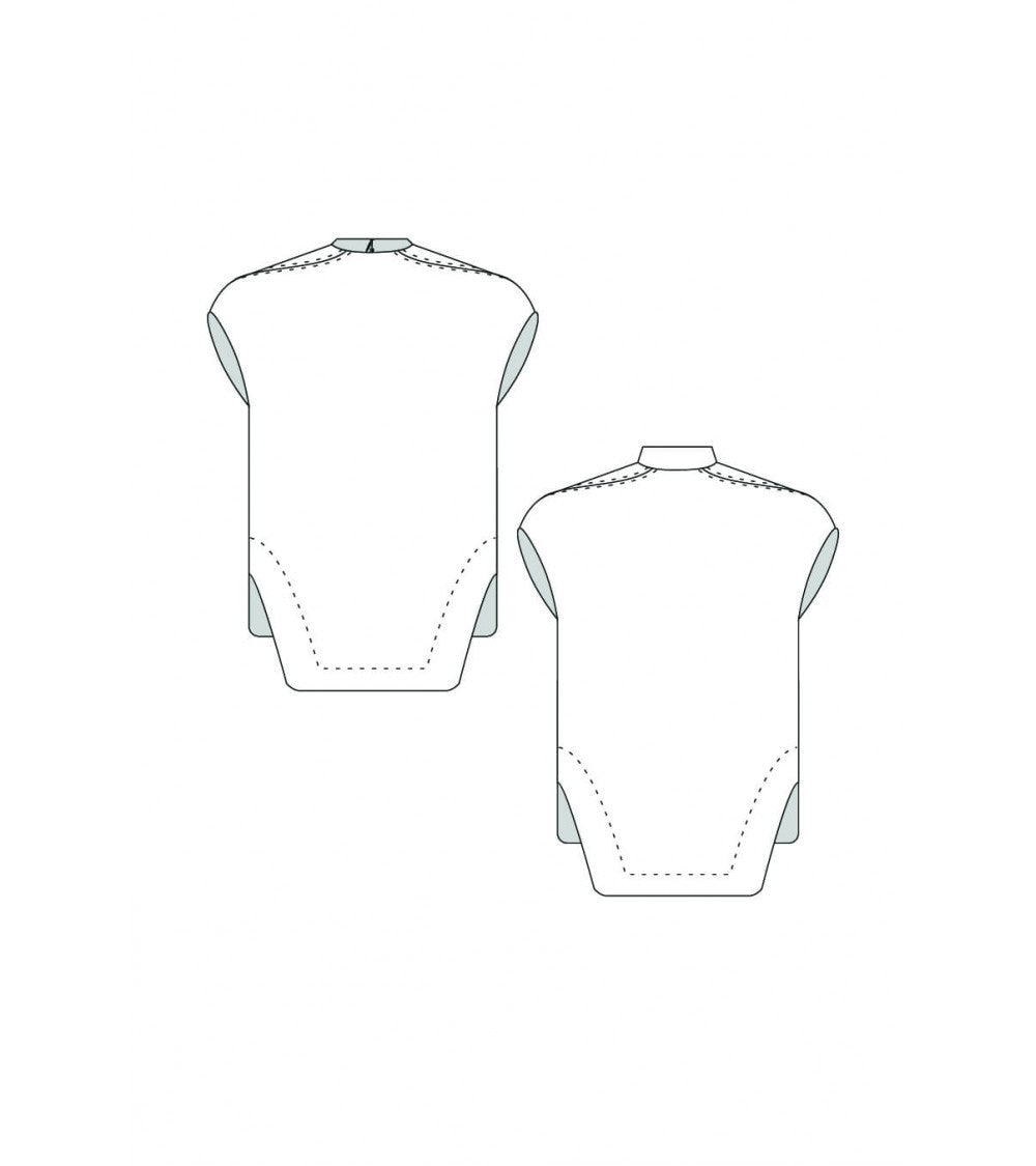 Top manche kimono, courte
