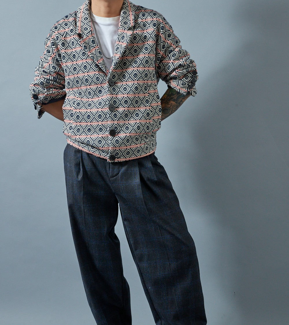 Le 1800 Manteau droit col tailleur