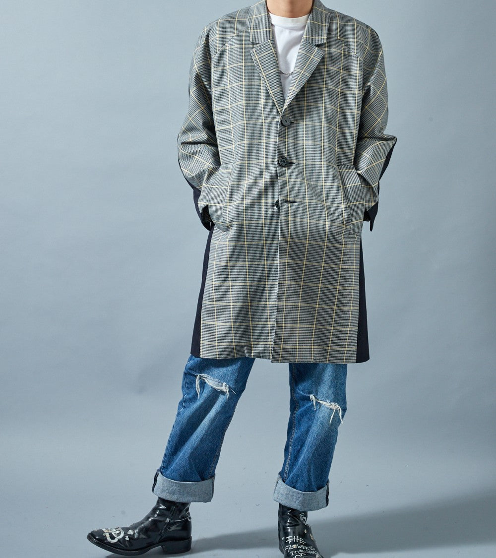 Le 1800 Manteau droit col tailleur